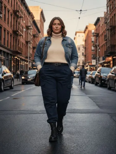 Calça Feminina Cargo Importada Plus Size 