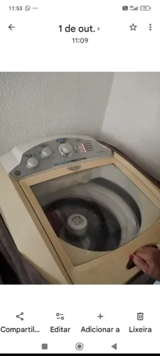 Vendo máquina lavar usada