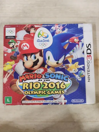 Mario e Sonic at the Rio 2016 Olympic Games cartucho original de Nintendo 3ds