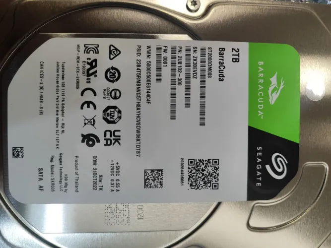 HD 2TB SEAGATE BARRACUDA