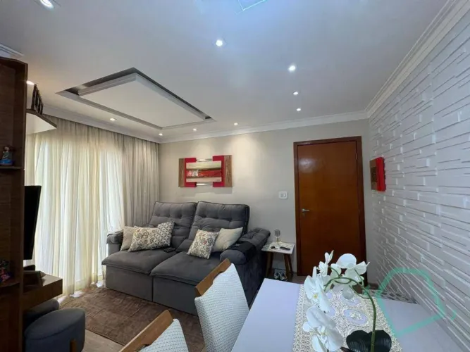 Apartamento com 2 dormitórios para alugar, 49 m² por R$ 2.530,01/mês - Granja Viana - Coti