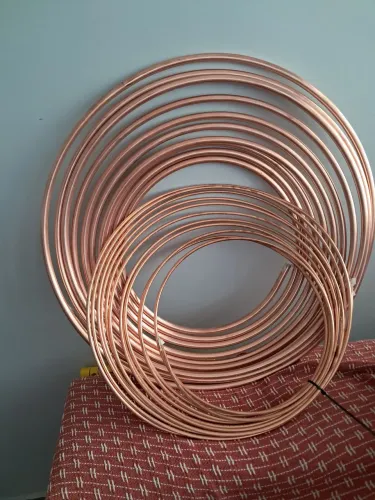 TUBO DE COBRE DE 1/2 E TUBO DE COBRE DE 1/4 OS DOIS.