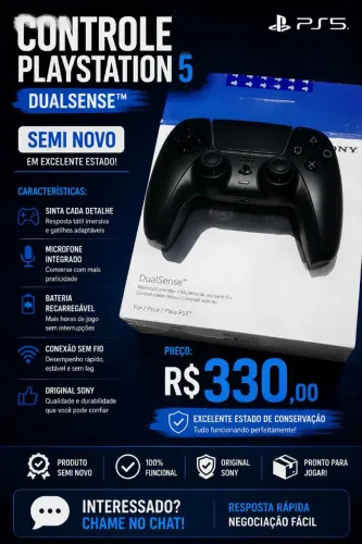 Controle Playstation 5