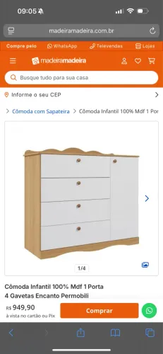 Comoda infantil