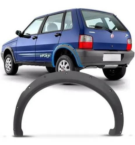 Moldura Paralama acabamento alargador Friso Traseiro Uno Way 2004/2013 valor unid