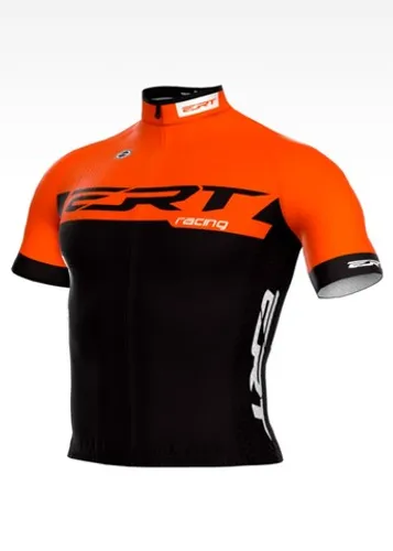 Camisa de Ciclismo ERT New Elite Racing Cor Laranja e Preta - Vários Tamanhos 8131