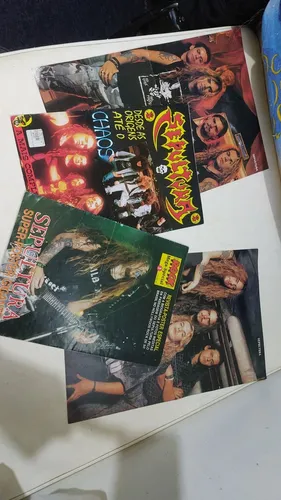 Sepultura poster banda Max cavalera original