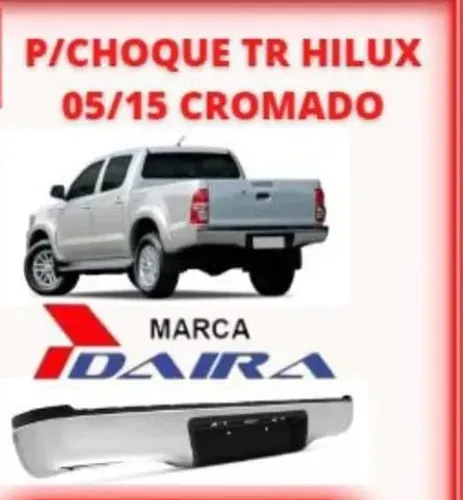 Parachoque traseiro hilux 2005/2015 original