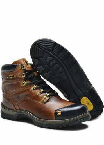 Botas coturno caterpillar com palmilhas laranja 