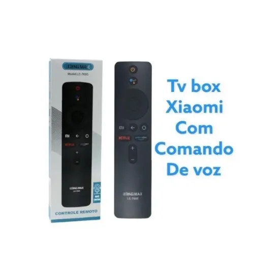 Controle remoto Universal p/ mi box tv box Xiaomi com comando voz  marca: Lelong LE-7695