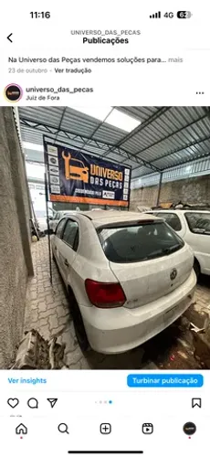 Sucata gol g6 2014 1.0