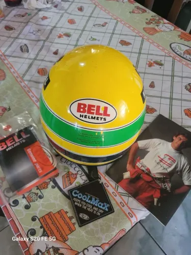 Capacete ayrton senna bell helmets aceito troscas