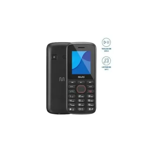 Celular Multilaser Up Play 3G MP3 Bluetooth Preto