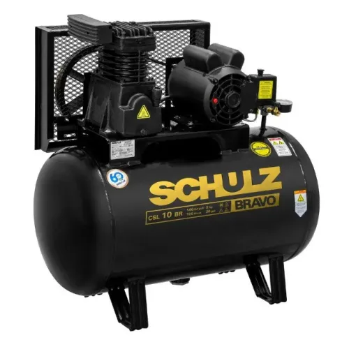 COMPRESSOR BRAVO 10/100L CSL10BRAVO 100 LITROS-Schulz
