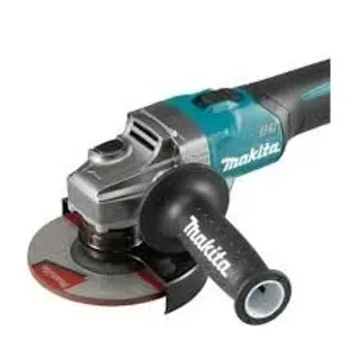 Esmerilhadeira angular sem fio Makita GA007GM201 azul-turquesa 220 V + acessório
