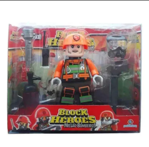 Lego Block Heroes Bombeiro