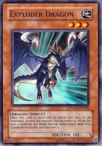 Yugioh!!! Exploder Dragon Wc07-en002 Super Rare - World Cha