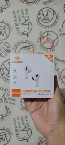 Fone de ouvido Bluetooth 5.3 iphone  