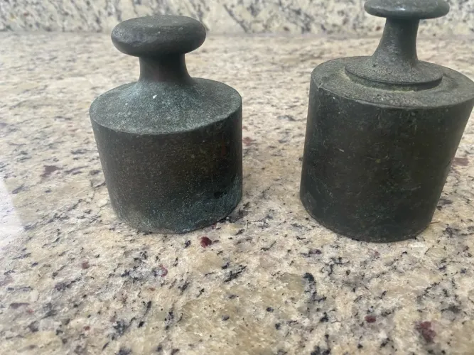 Conjunto de peso  3 kg  ferro fundido 