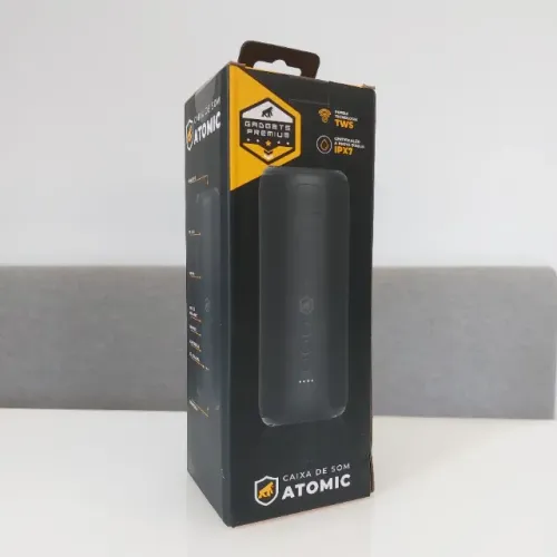 Nova | Caixa De Som Bluetooth A prova dágua 20W Atomic Tws Ipx7 - Promoção