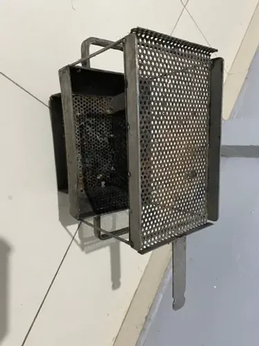 Mini churrasqueira de aço inox