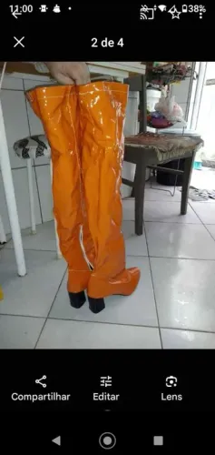 Botas Laranja 39 Importadas
