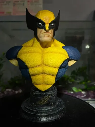Wolverine busto 15cm - Coleção Marvel