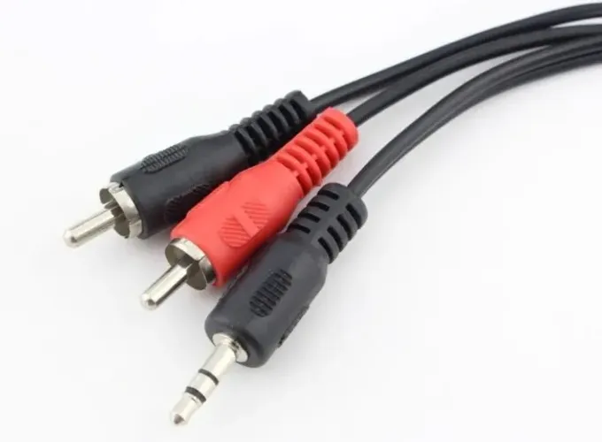 Cabo P2 Estéreo X 2 Rca 1,8 Metros  Arduino Automação Robotica COD-CP436 