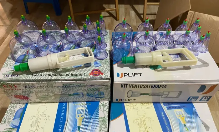 Kit Ventosaterapia 12 peças