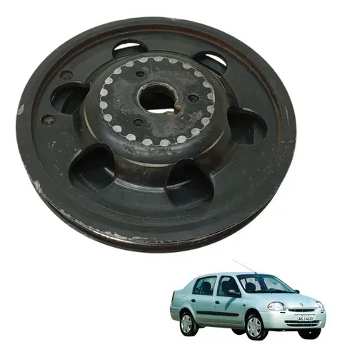 Polia Do Virabrequim Renault Clio 1.0 16v 2001 2020 2203 2004 2005 2006