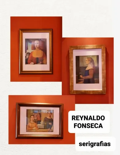 Serigrafias emolduradas Reynaldo Fonseca