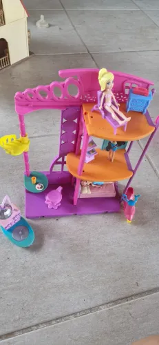 Boneca Polly Pocket - Playset Casa com Bonecas e muitos acessórios