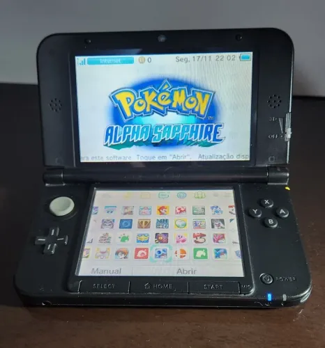 Nintendo 3DS XL Preto Desbloqueado com Jogos