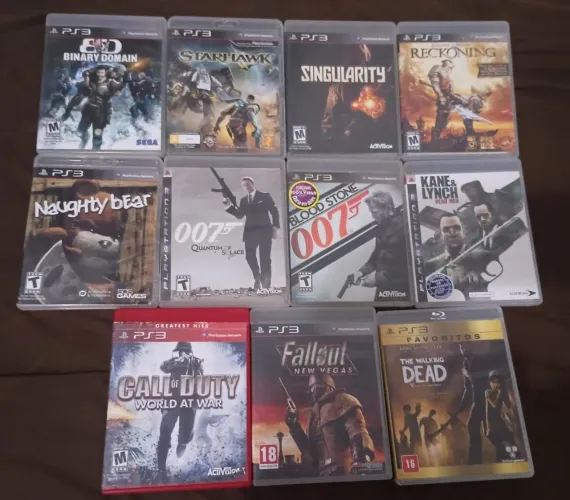 11 jogos PS3 - Diversos Gêneros