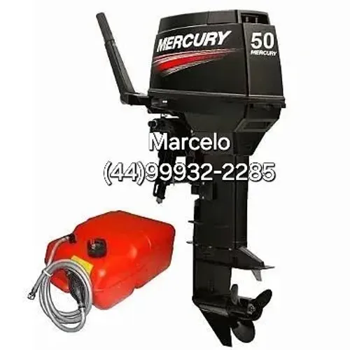 Motor de popa 50hp Mercury novo,a faturar com partida e autolube, por menor valor, parcelo