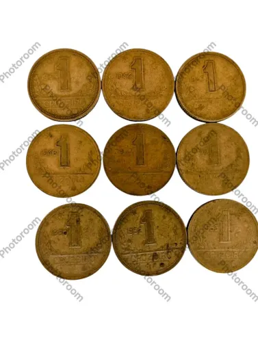 9 Moedas 1 cruzeiro 1943,44,45,46,47,49,50,52,53