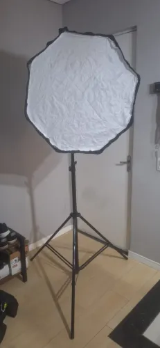 Led p/ vídeo CM-5500K c/ Maleta 48Leds