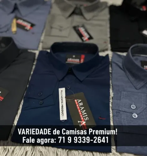 Camisa Social KIT 3 CAMISAS NA PROMOÇÃO Últimas Unidades