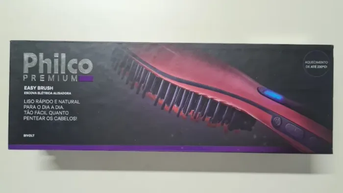 Escova Alisadora - Philco premium easy brush
