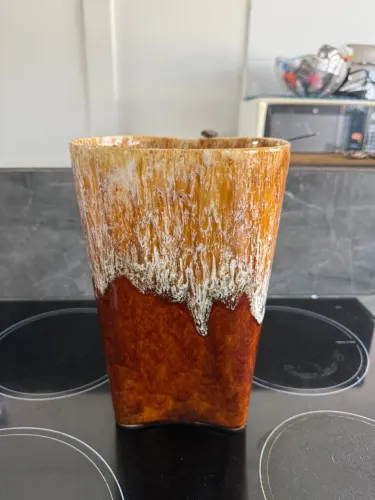 Vaso Decorativo Cerâmica Rústico