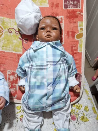 Bebê reborn negro lindo
