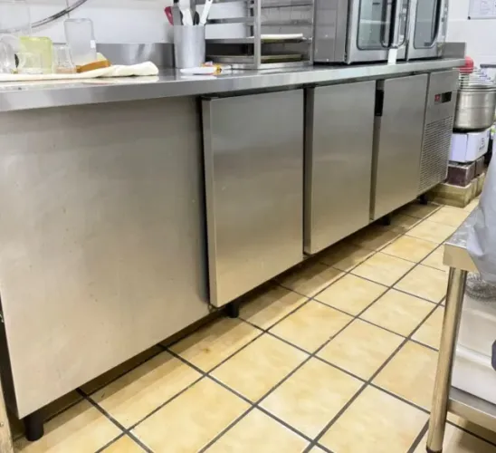 Bancada inox para congelados 3 metros usada - Alecs