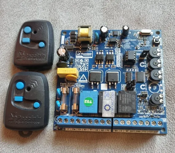Placa Peccinin Central Dupla pra Portão Automático