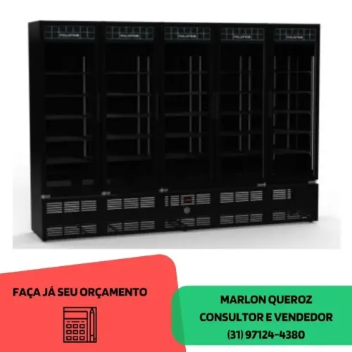 Expositor 5 Portas Polo Frio 220v
