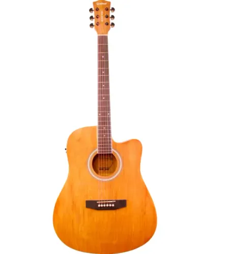 Violão Waldman DCE-41 NB Folk Cutaway Natural Eletroacústico