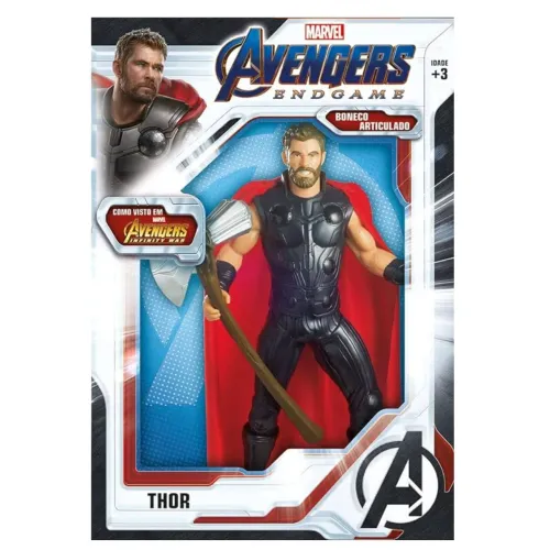 Boneco Thor Vingadores Ultimato 0567 Mimo 55cm Original Lacrado de Fábrica <br>