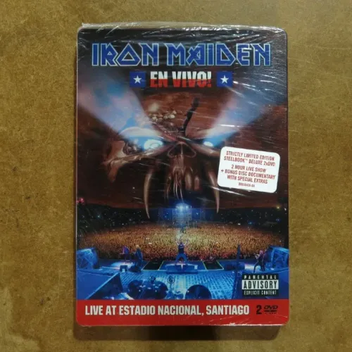 DVD Iron Maiden En Vivo! (Live At Estadio Nacional, Santiago) Deluxe Edition steelbook