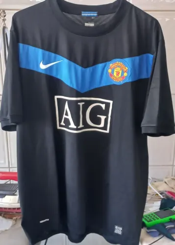 CAMISA MANCHESTER UNITED NJKE 2011 PRETA FRETE GRATIS
