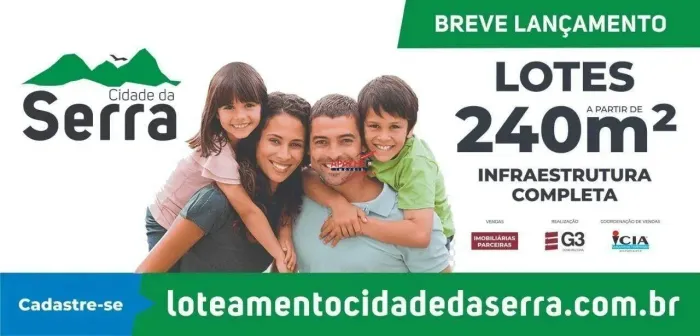 Lote à venda, Cidade Da Serra - Ponte Nova/MG