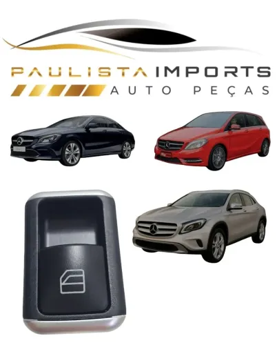 Botão Vidro Elétrico Mercedes A200 B200 Cla200 Gla200